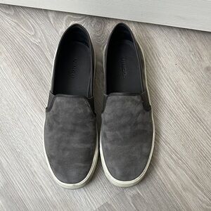Vince Men's Charcoal Slip-On Loafers
